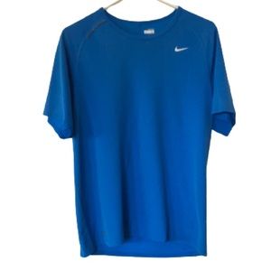 Nike FitDry Blue Workout Shirt Size M